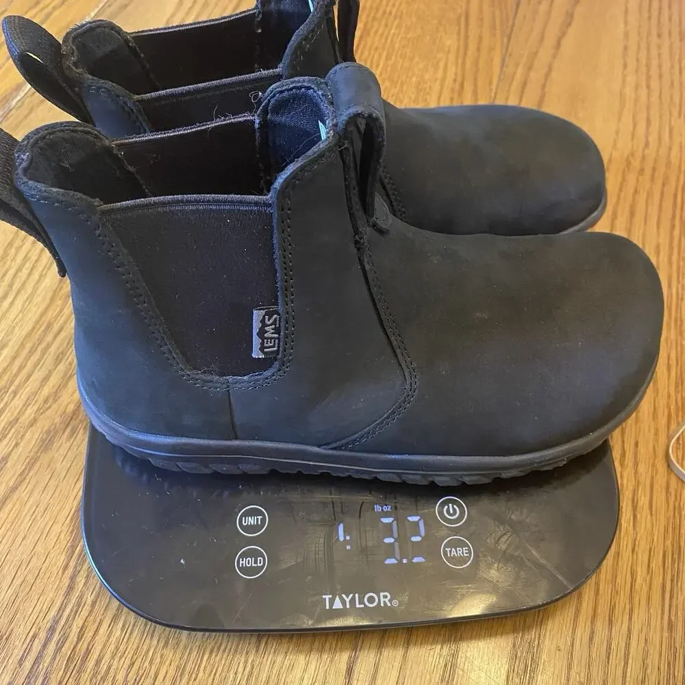 LEMS 400 Chelsea Suede Waterproof Boots Unisex Size M 4.5 /W6 Obsidian - Picture 11 of 16